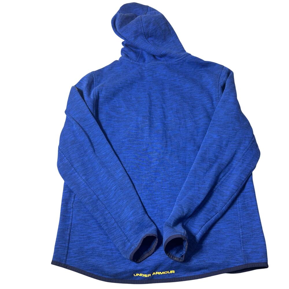 Under Armour Cotton SC Full‎ Zip Hoodie Blue Stephen Curry Medium NBA Warriors - Picture 2 of 8